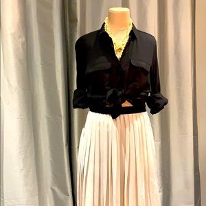 Joe Fresh pleated midi skirt.